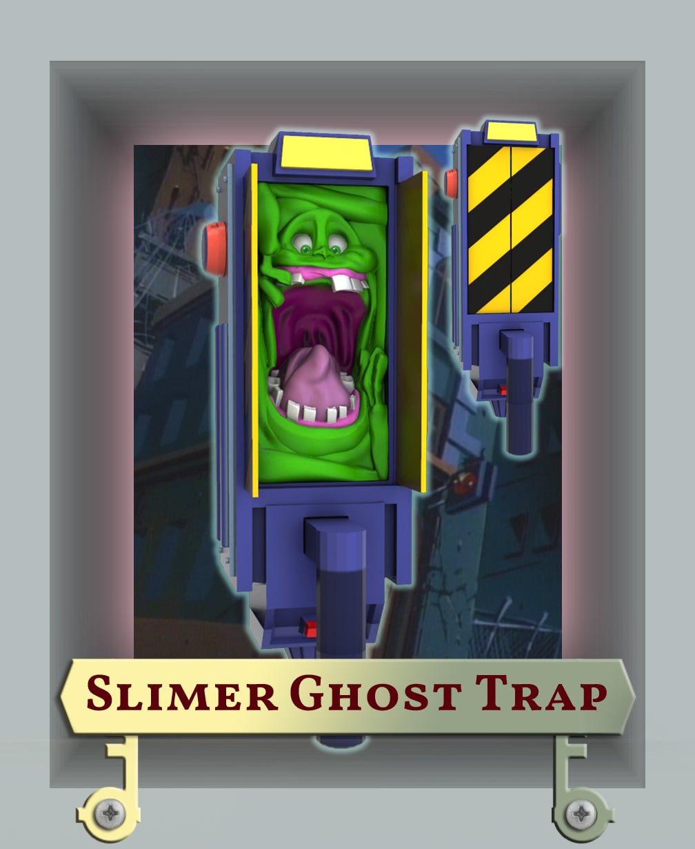 Wall mounted Ghost Trap-- Slimer 3d model