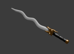 Dragon Head Sword v2 3d model