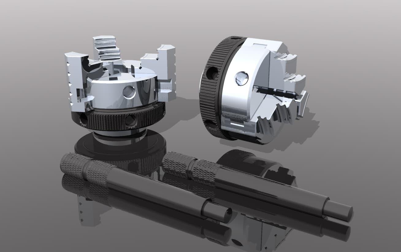 3 Jaw Chuck 50 mm.stl 3d model