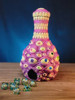 Sight Of The Beyond Potion Bottle Dice Tower With Storage 3d model