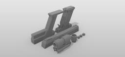 HELLDIVERS 2 - P-2 P2 PEACEMAKER PISTOL - HIGH QUALITY 3D PRINT MODEL 3d model
