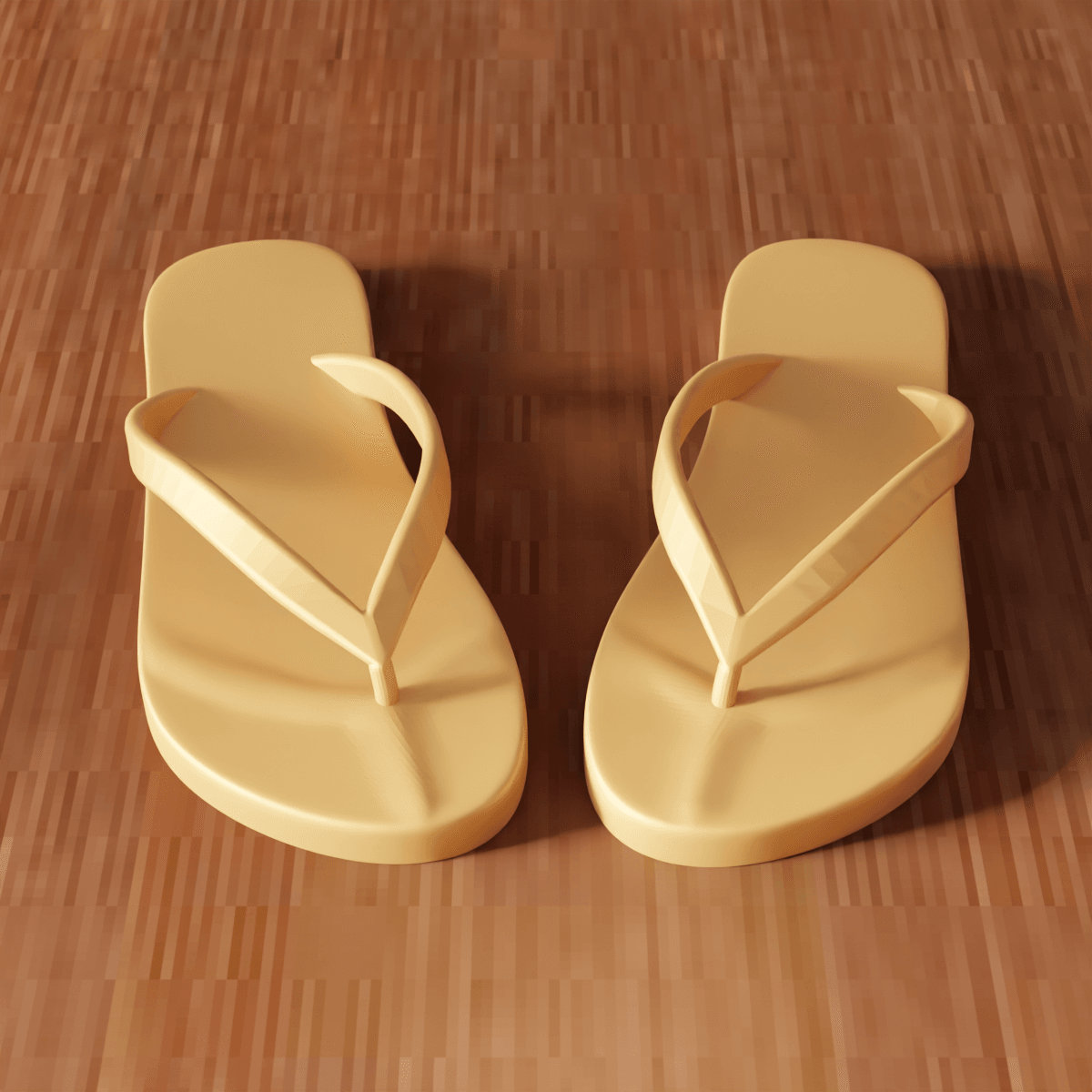 Beach Set - Sun Lounger 3d model