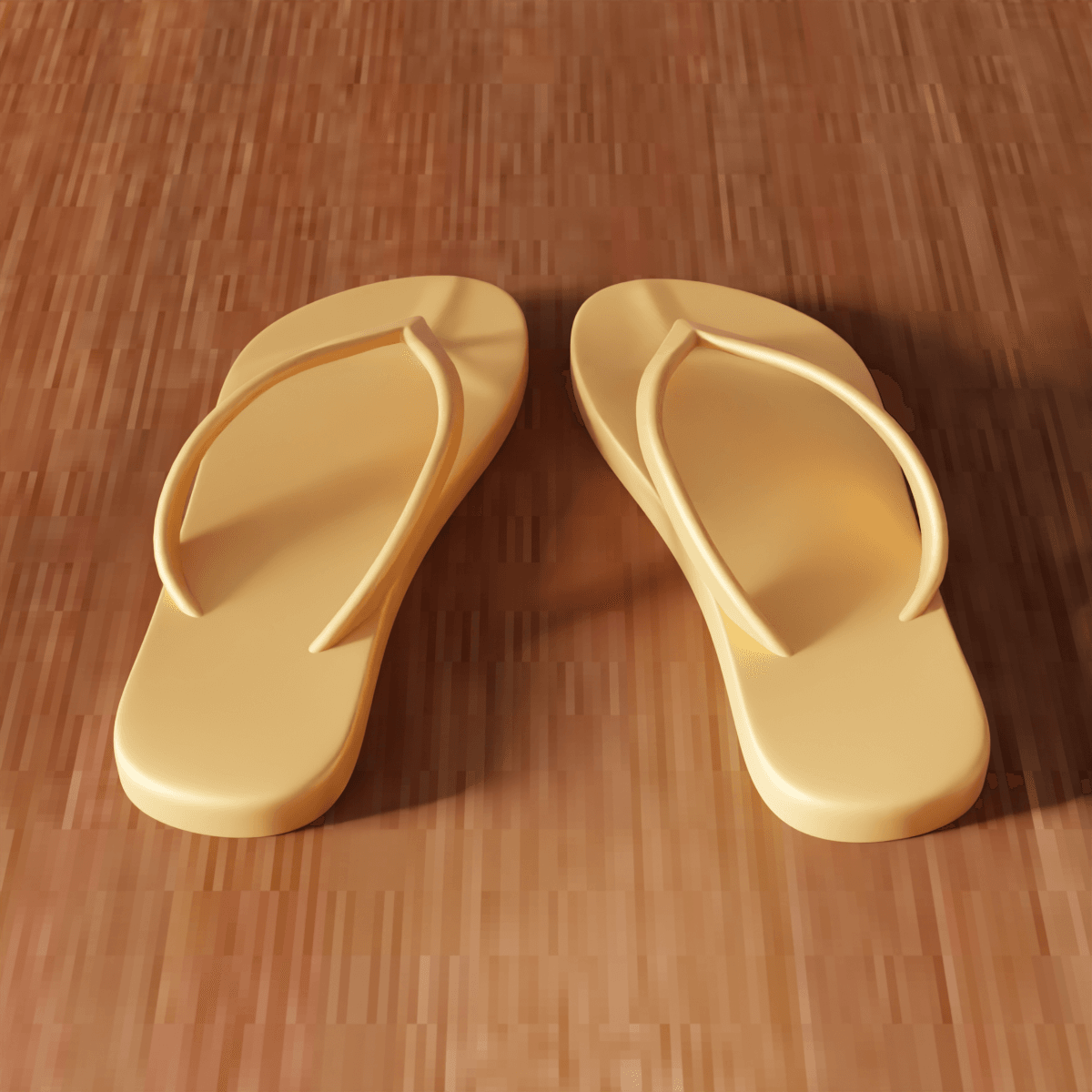 Beach Set - Sun Lounger 3d model