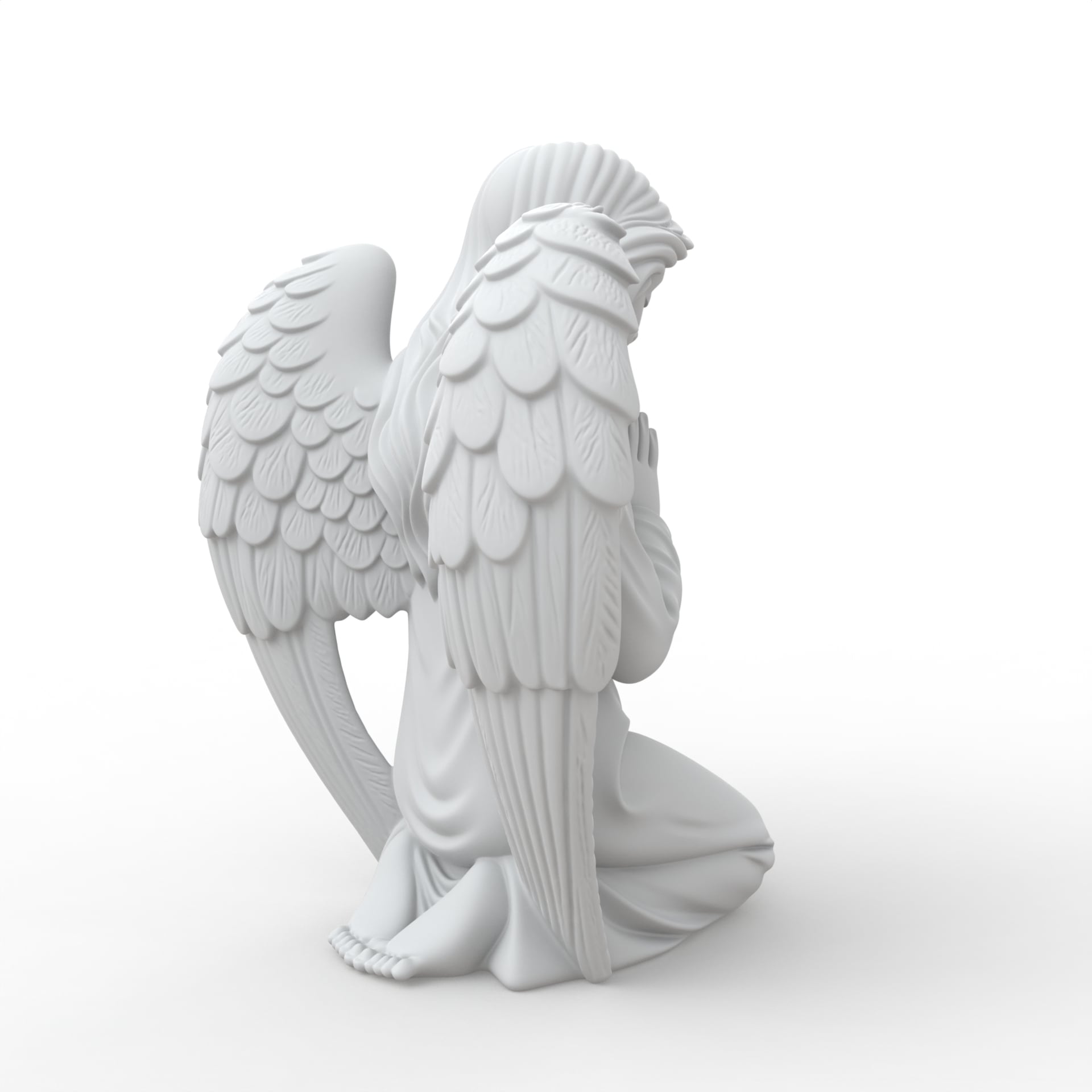 Angel Sculpture 3d model