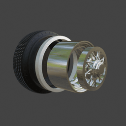 1/64 lowrider wire wheels Trueray cross lace 3d model