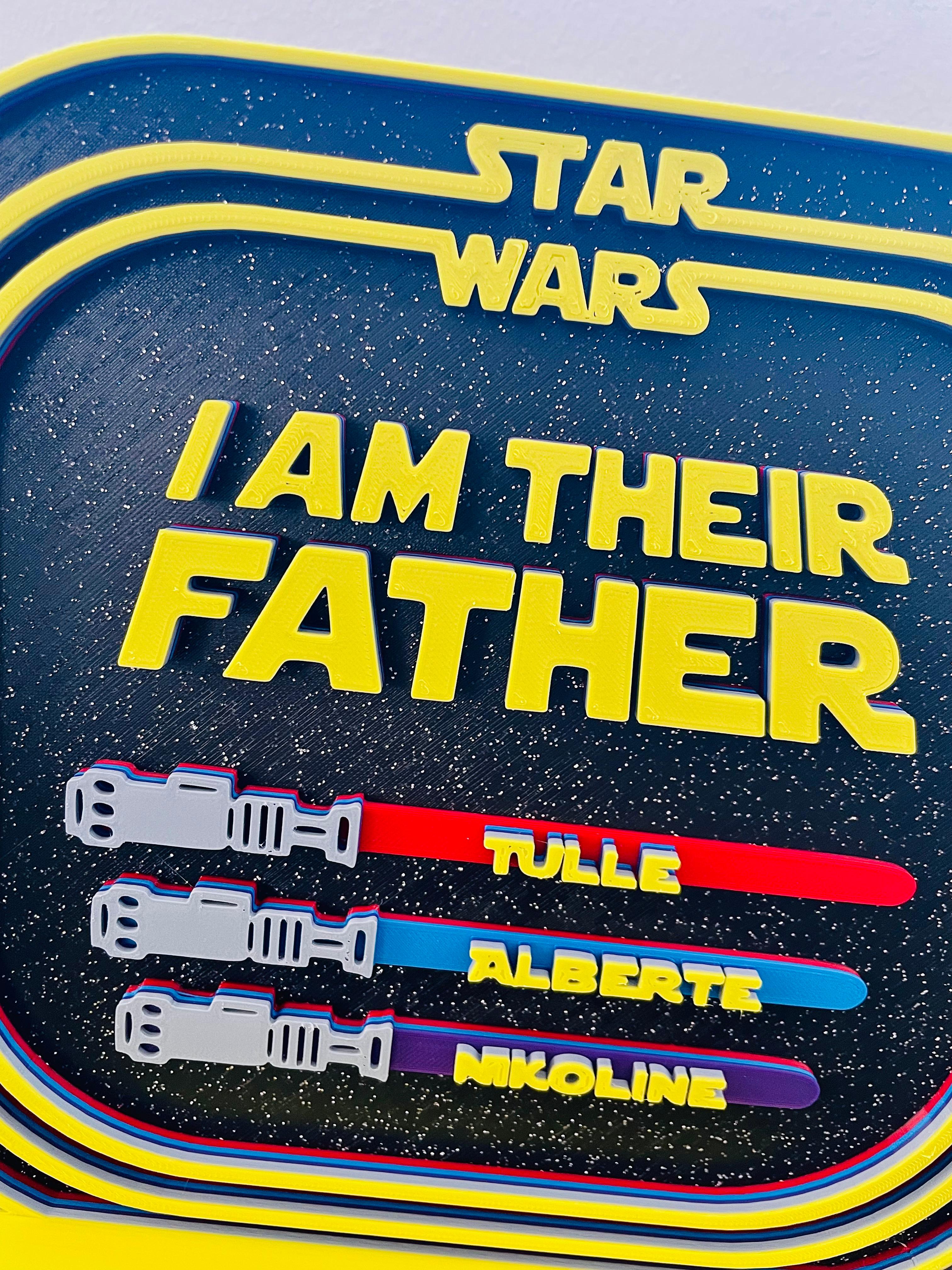 I Am Their Father Ornament (six versions) 3d model