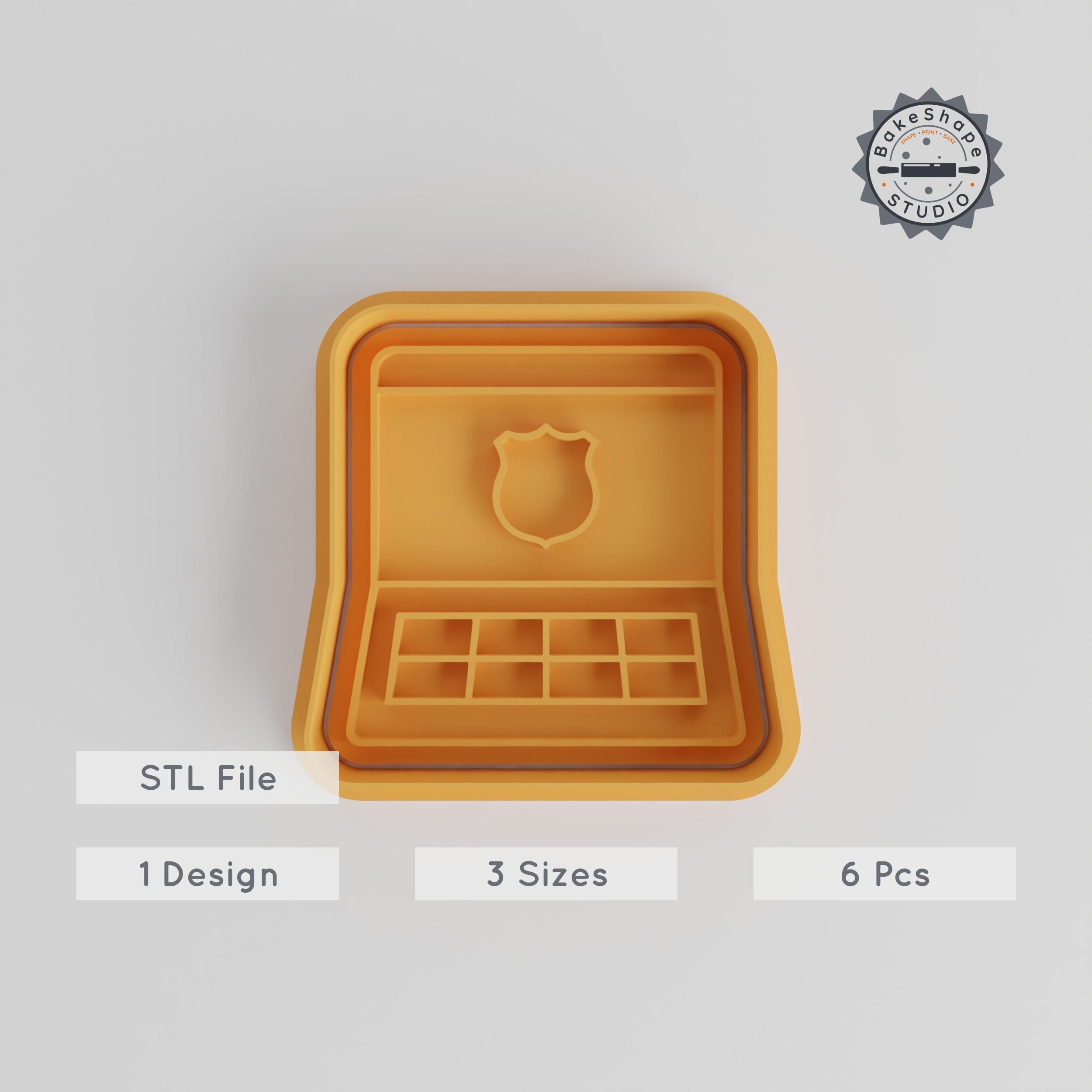 School Portal Shape Cutter & Stamp Set, Perfect for Cookies & Fondant, Versatile for School & Education Themes PRODUCT_2953 3d model