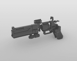 Helldivers 2 - P-4 P4 High Quality Senator Pistol 3D Print Model 3d model