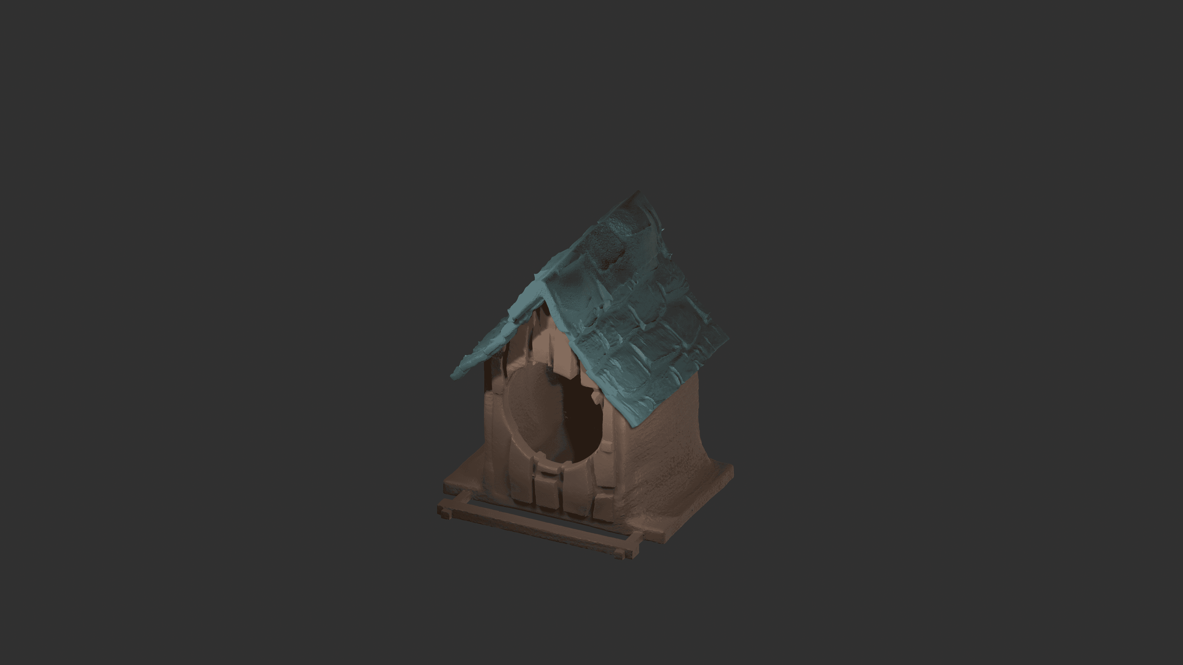 Fantasy Birdhouse 3d model
