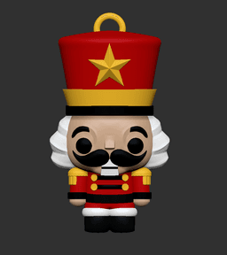 Nutcracker Tree Ornament 3d model