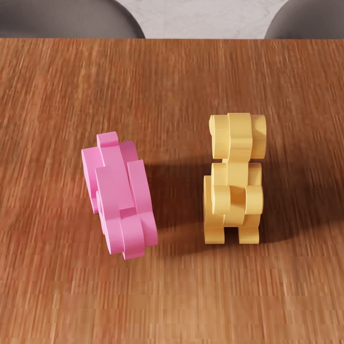 Easter Bunny Figurine 3d model
