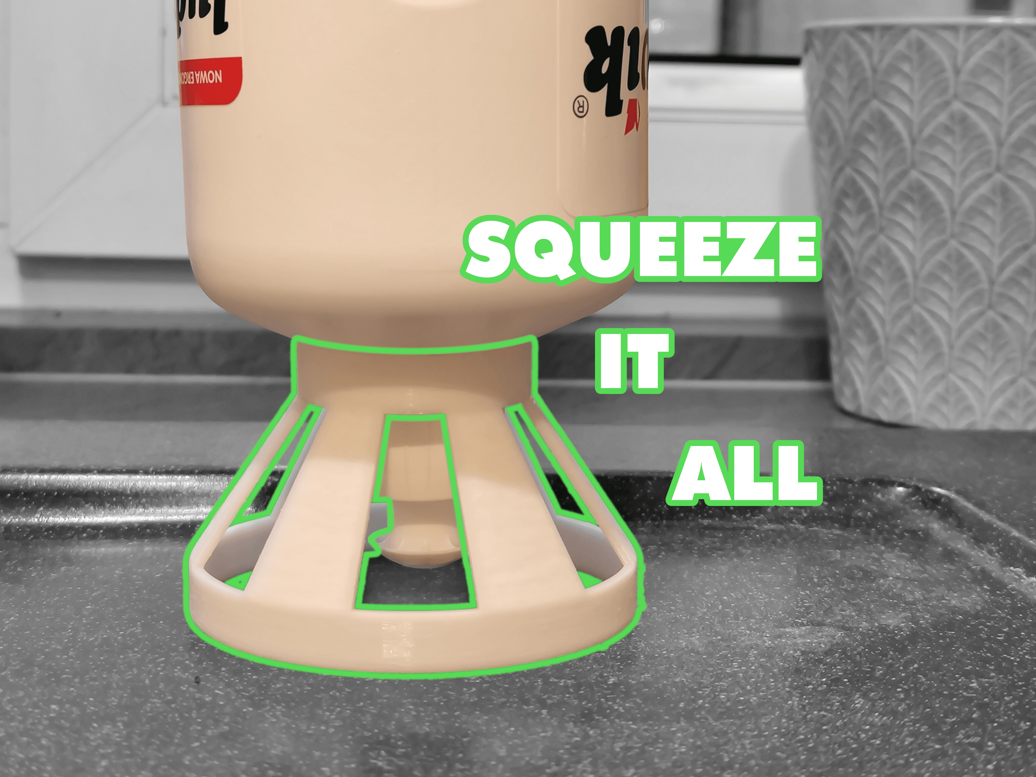 Dish soap bottle holder 3d model