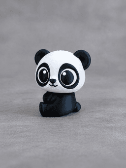 Critter Crew - Tiny panda 3d model