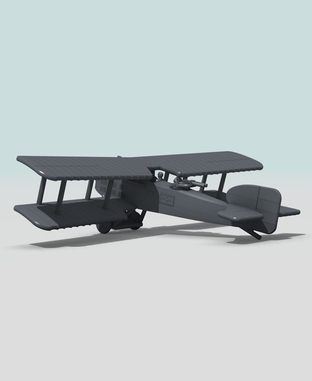 1:144 Breguet 14B2 (Early) 3d model