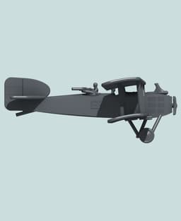 1:144 Breguet 14B2 (Early) 3d model