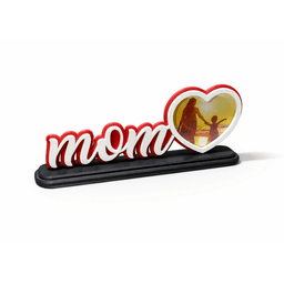 PHOTO FRAME MOTHERSDAY / MOM WITH HEART / GIFT FOR MOTHERSDAY / HOMEDECOR / LOVED PERSON 3d model