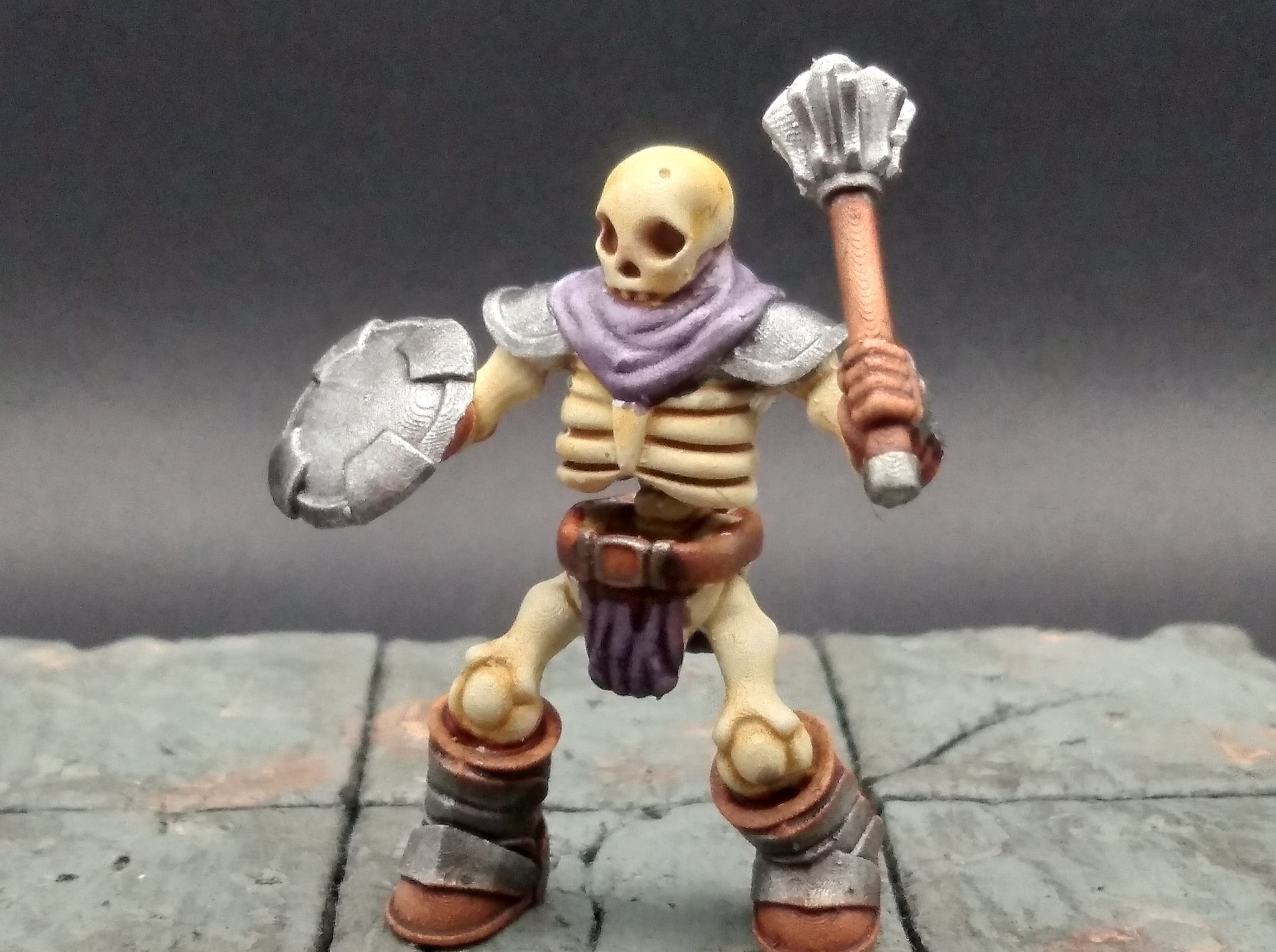 Skeleton Warrior, Miniatures Bundle 3d model