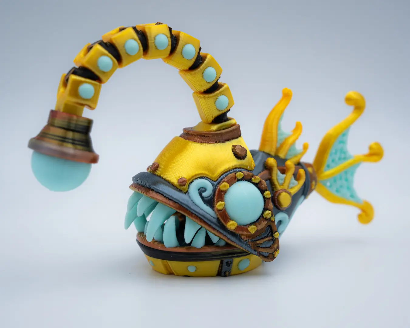 Articulated Steampunk Angler Fish _Body_.stl 3d model