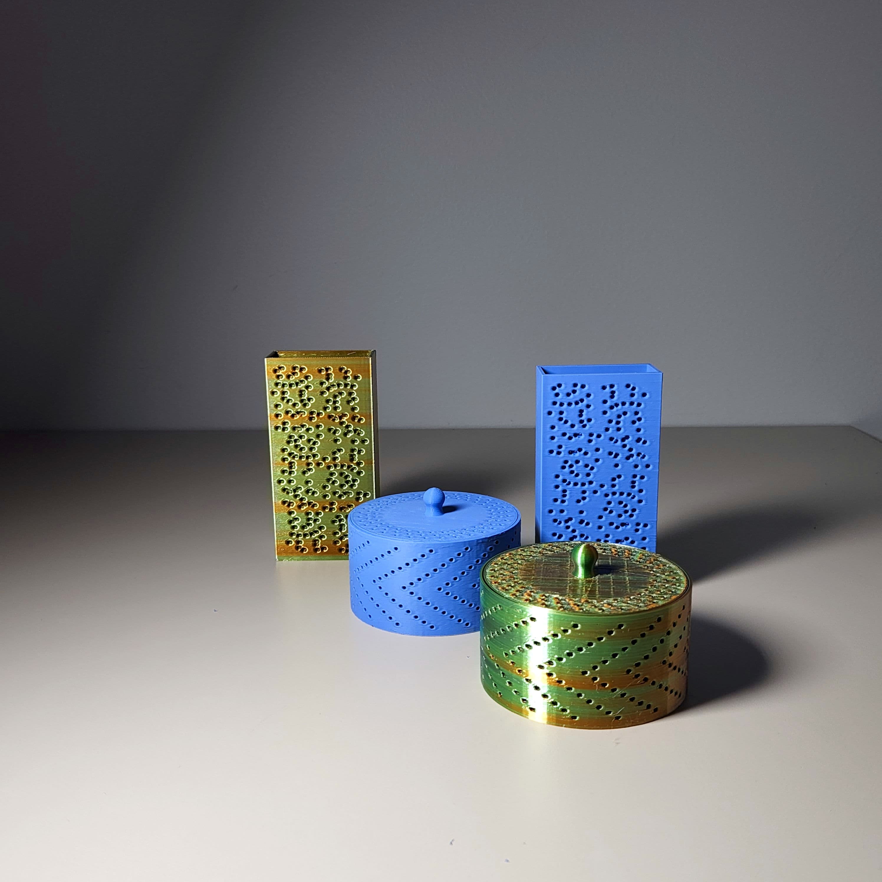 Dimply Box and Lid 3d model