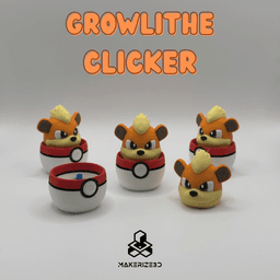 Growlithe Clicker 3d model