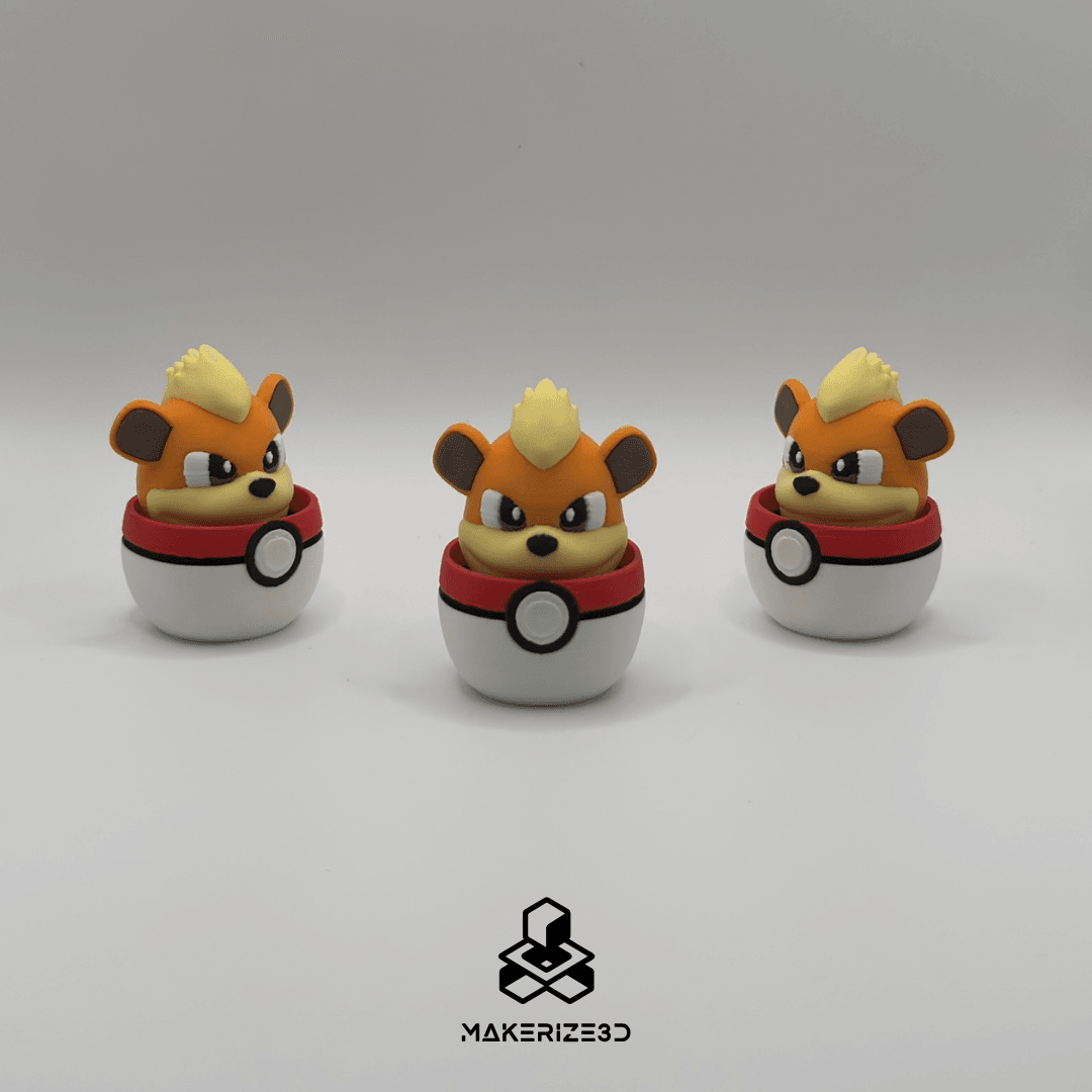 Growlithe Clicker 3d model