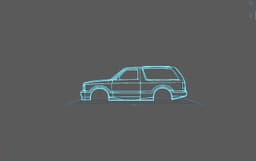 GMC - Typhoon 1992 Wall Art 3d model