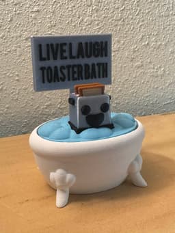 Toaster Bath clicker.3mf 3d model