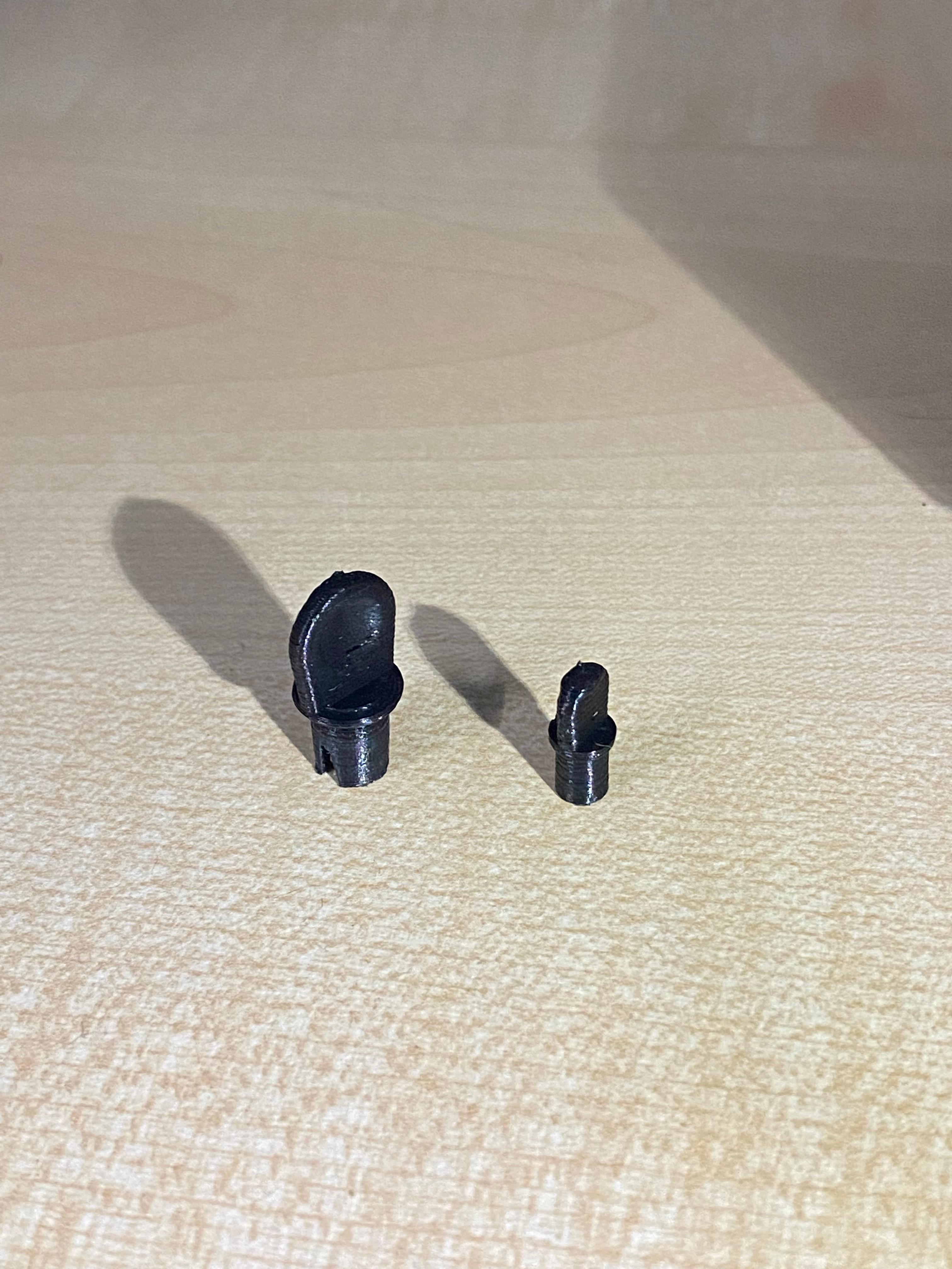 Audio Jack Dust Cap Cover Plug for 6.35mm or quarter inch & 4.4mm Pentaconn 3d model