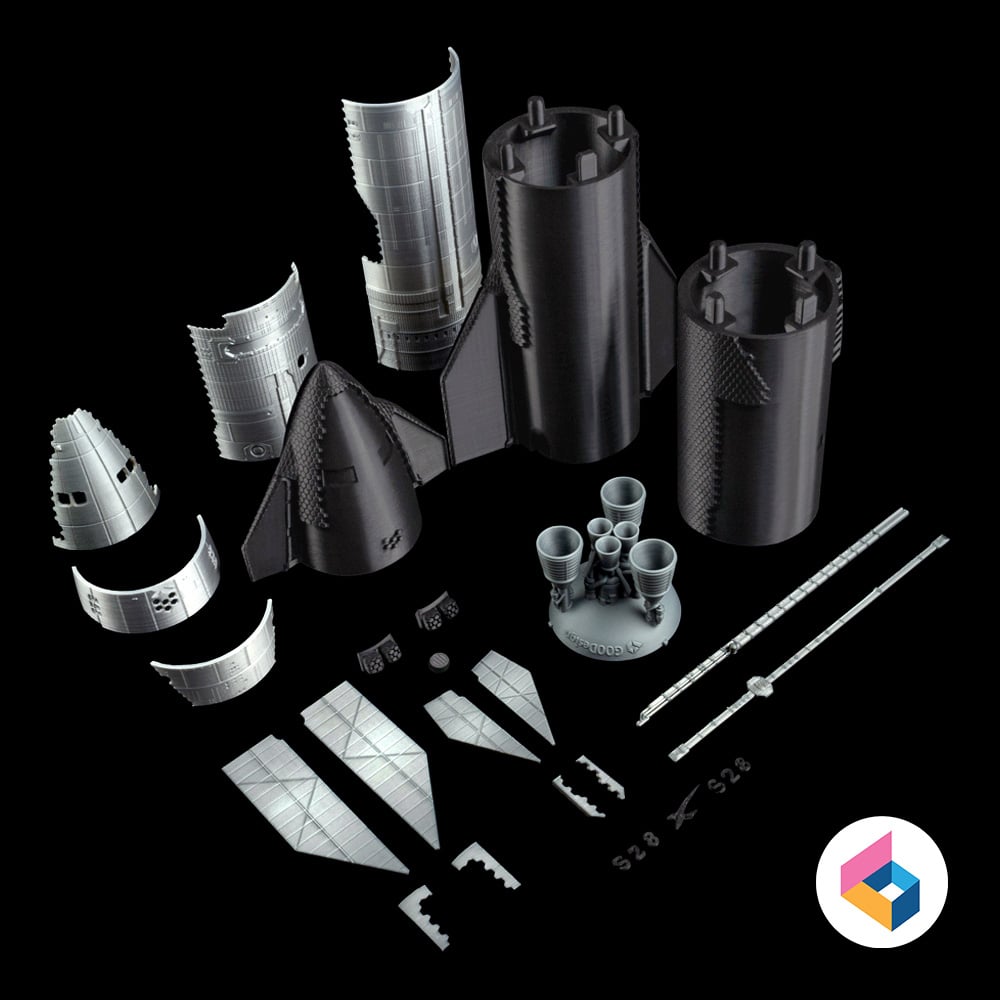 SpaceX Starship S28 Launch version 3d model