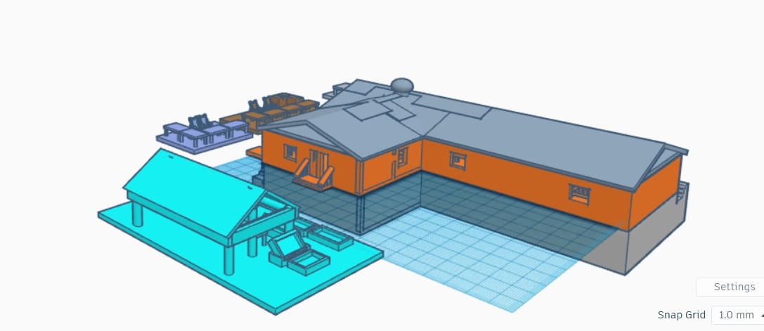 Flea Market 3d model