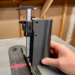 Saw Depth Gauge with Caliper for Router and Table Saw 3d model