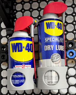 MultiBoard Spray Can Holder (Push-Fit Mount) 3d model