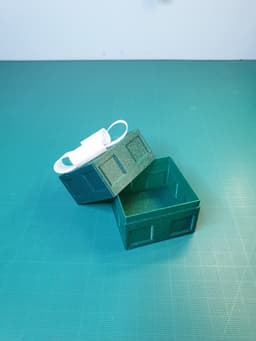 Christmas Gift Box - 50x50x50mm || Vase Mode 3d model