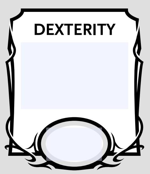 Dungeons and Dragons Ability Score Dexterity 3d model