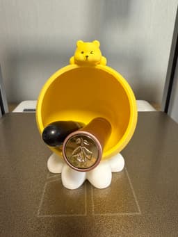 Bear - themed key organizer 3d model