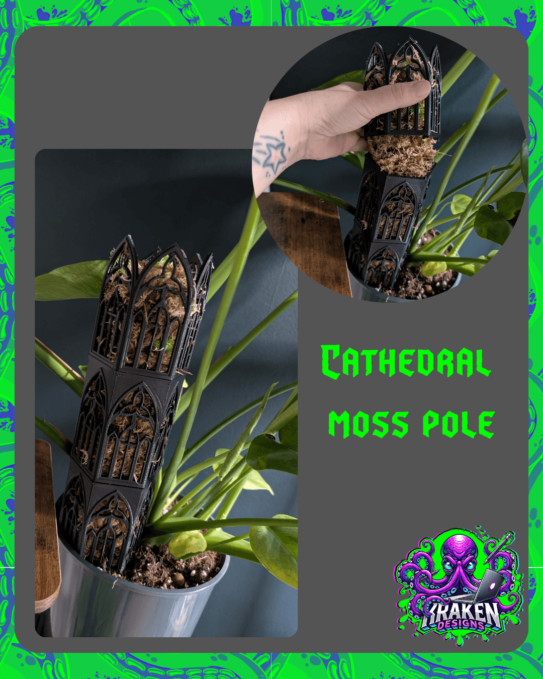 Cathedral Moss Pole 3d model