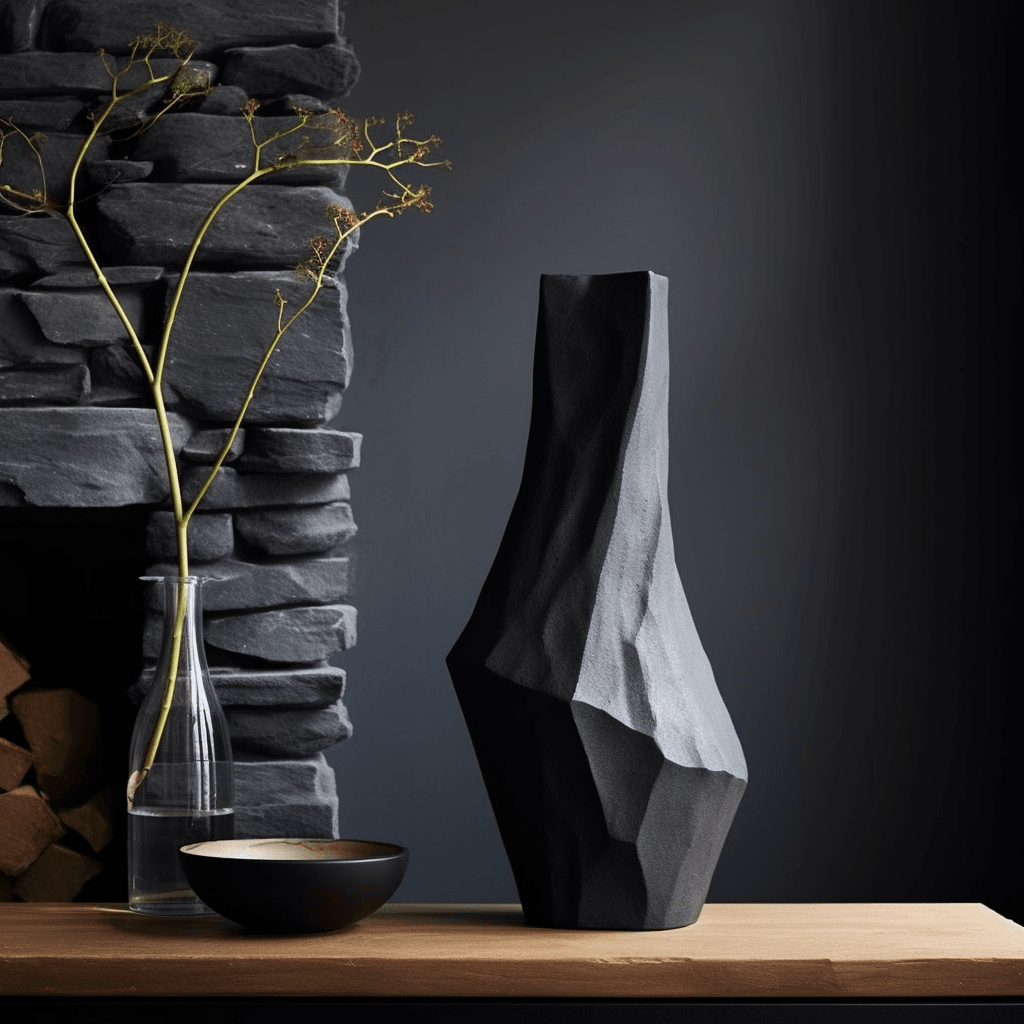 Lane Vase – Geometric Rock Formation Design 3d model