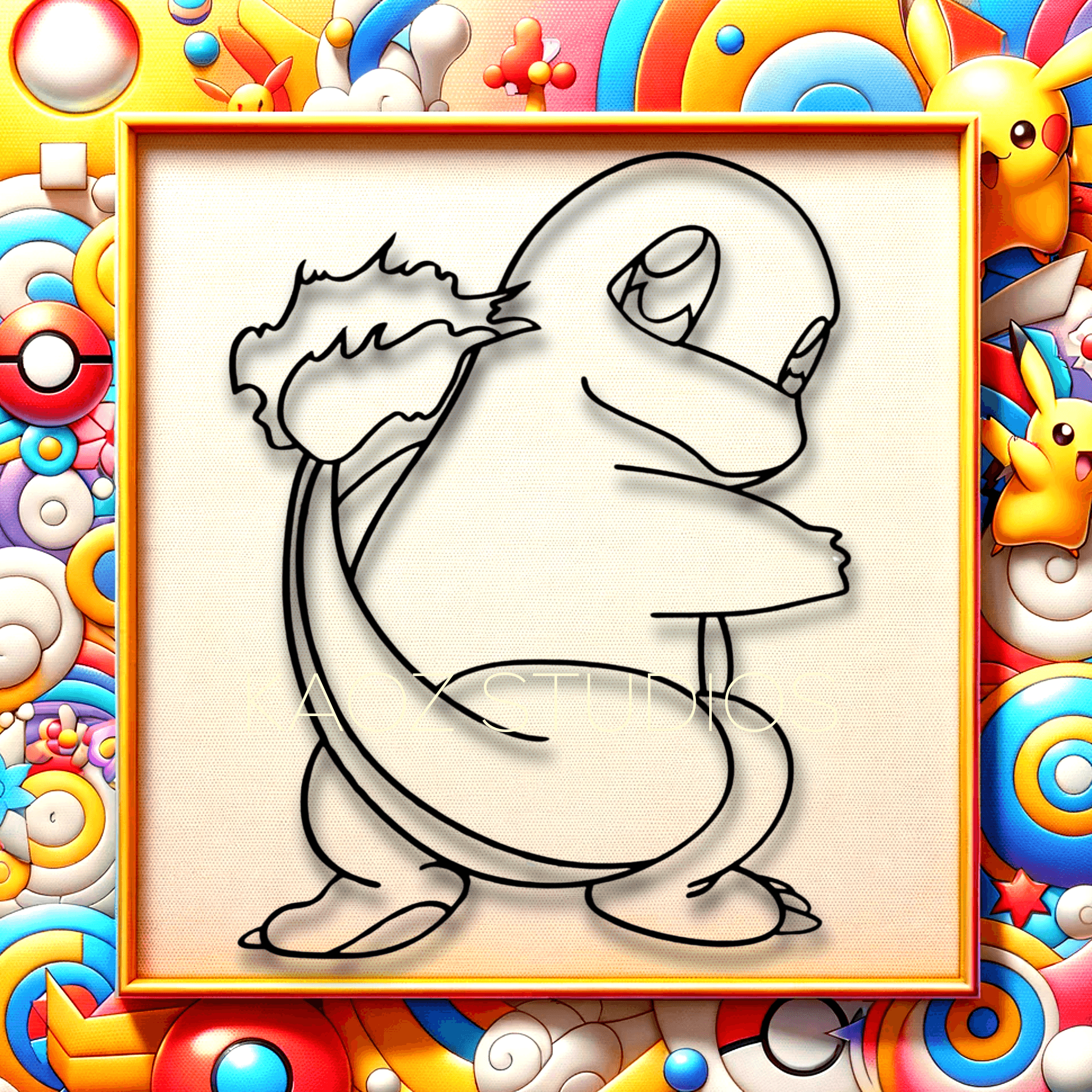 CHARMANDER wall decor pokemon wall art game room decoration 3d model