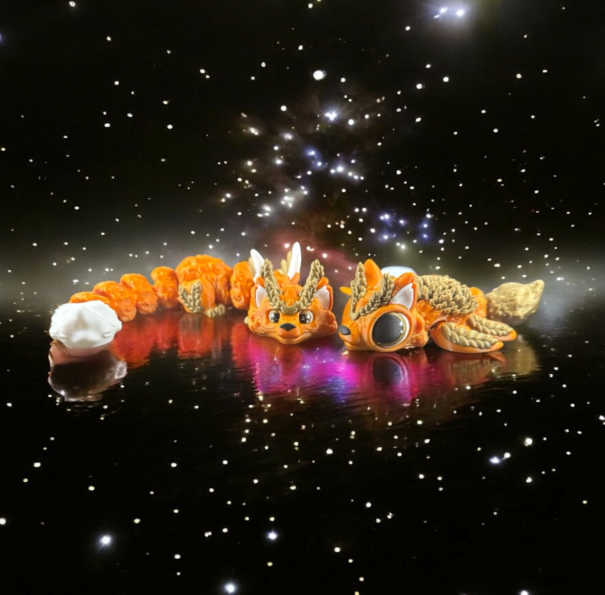 Virgo Zodiac Fox and Turtle 3d model