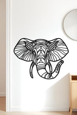 Elephant Wall Art, Wall Decor, Home Decor 3d model