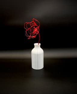 Peony – 3D Printed Art Flower 3d model