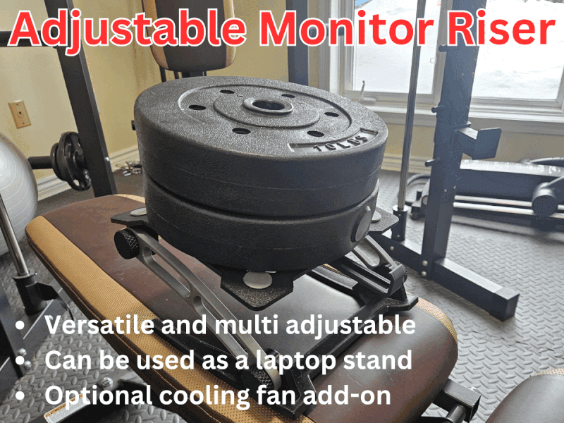 MULTI-ADJUSTABLE LAPTOP STAND WITH DUAL COOLING FANS 3d model
