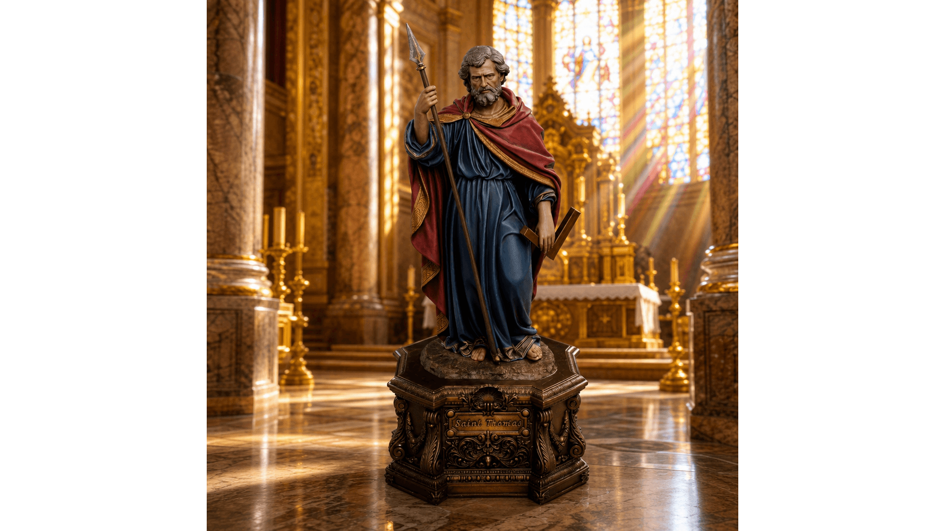 Saint Thomas 3D Scanning STL Printable 3d model