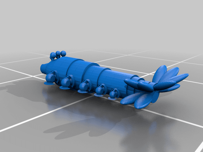 Even More Articulated Opabinia 3d model