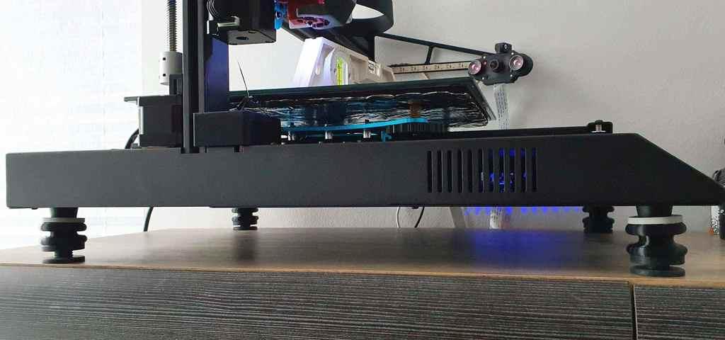 Verstellbare Daempferfuesse fuer den 3D-Drucker 3d model