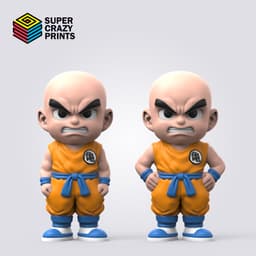 Krillin 3d model