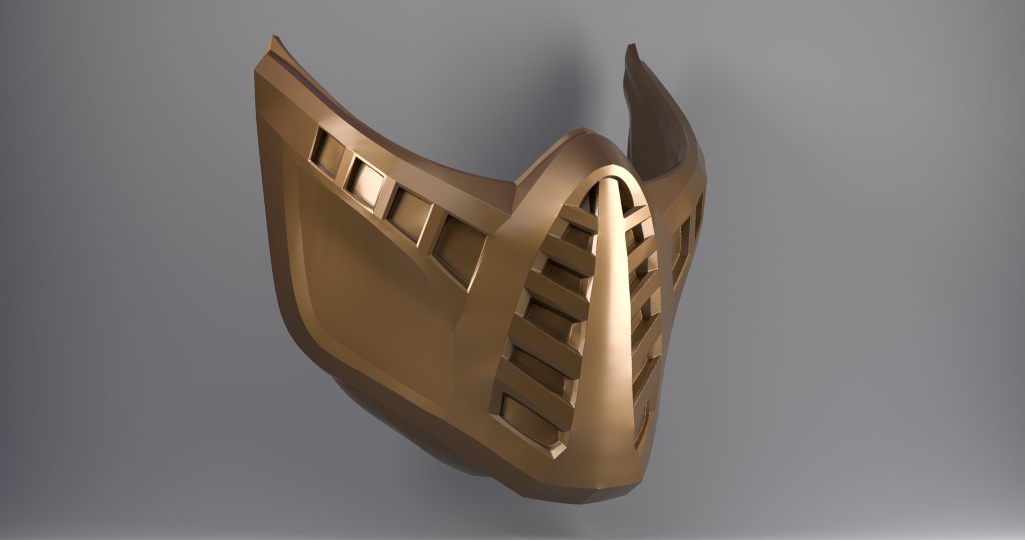 Mortal Kombat - Scorpion Mask Cosplay 3d model