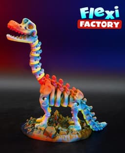 Flexi Factory Skeleton Brachiosaurus! with XXL and 3MF Versions! 3d model