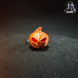 PumpkinKeychain - 5 Versions - Halloween 3d model