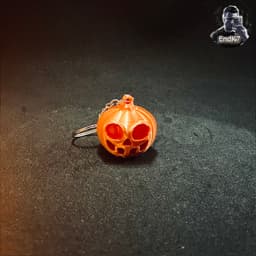 PumpkinKeychain - 5 Versions - Halloween 3d model